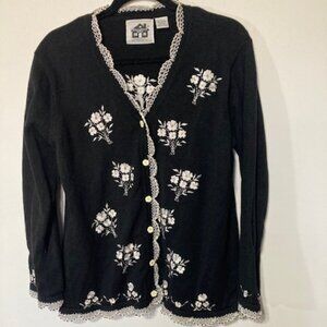 Storybook Knits “Feminine Amore” Vintage Used Sweater, Size L